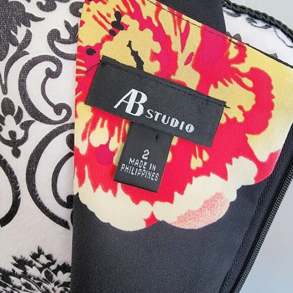 AB Studio Floral Print Mini Sheath Dress - Picture 4 of 4